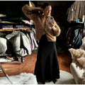 Women's Chic Sequin Knitted Cardigan Solid Stand Neck Double Zipper Sweater Oversized Knitwear Winter Female Elegant Cardigans