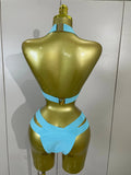 Women Sexy 2 Pieces Bodycon Bandage Swimsuit Celebrate Fashion Beach Swimwear Bikini Summer Style High Quality Wholesale