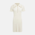High Waist Ruffled Mini Dresses For Women Summer Short Sleeve Knitted Slim Fit Dress Women's Vintage Dress Woman Elegant