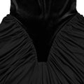 Women Velvet Stacked Ruched Sleeveless Bodycon Long Maxi Dresses 2026 Fall Party Trendy Birthday Evening Dress Vestidos