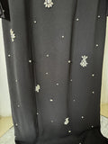 High Quality Sparkling Diamond Slim Long Dress Long Sleeve Black Women's Elegant Celebrity Evening Birthday Party Gowns