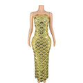 Hot Selling Dresses Women Elegant Night Gown Prom Evening Dress Party Shiny Diamond Crystal Dresses Women Lady Elegant