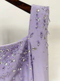 Sparkling Luxury Diamond Crystal Square Neck Slim Long Dress Women'S Elegant Celebrity Evening Party Wedding Gowns