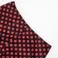 Sexy Fashion 3 Piece Set Woman Polka Dot Print Halter Bra Tops+Low-Neck Mini Sleeve Tees+Skinny Crop Pants Outfits