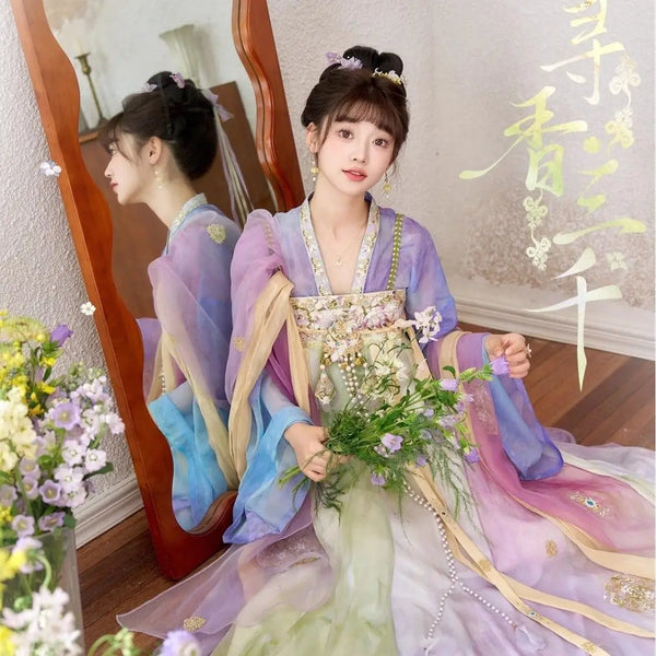 Olive Girl Hanfu Dress 2026 S-XL XS-3XL Plus Size Hanfu Chinese Dress Traditional Chinese Clothing Chinese Heritage Fashion Women