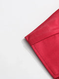 Red Sexy Off Shoulder Ruffle Slim Irregular Long Dress 2026 New Red Fashion Evening Party Trendy Clothing
