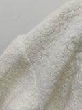 Temperament Solid Woolen Coat for Women V Neck Horn Sleeves Fashionable Designer Jackets Female Autumn New Style