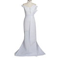 Winter Women Slash Neck Short Sleeve Pearl Dress Sexy Office Lady Africa Evening Night Club Party Long Maxi Dresses GL05143