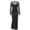 Sexy Fishtail Dresses Suit for Women Sweetheart Neck Tunic Lace Dress with Shawl Long Sleeve Cardigan Outfit Female