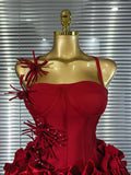 High Quality Women Sexy Halter Full Florals 2 Pieces Bodycon Bandage Set Birthday Party Photoshoot Celebrate Cocktail Outfit