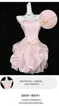 Olive Girl Pink Romantic Dress for Garden Wedding 2026 Fairycore Photoshoot Everyday Wear XS-XXXL XS-3XL Plus Size Romantic Garden Party Editorial Not Costume Dress Chinese Heritage Fashion Women