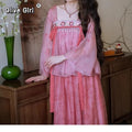Olive Girl Romantic Jacquard Set for Ren Faire 2026 Garden Wedding Fairycore Photoshoot Everyday Wear Jacquard S-XL XS-3XL Plus Size Romantic Cottagecore Garden Party Editorial Not Costume Jacquard Set Chinese Set Chinese Heritage Fashion Women
