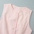 Female Vest Skirt Set Summer Commute Dating Elegant Vest Flower Bud Style Short Skirt Women Suit Solid Sleeveless New Set