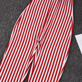 Stripe Print Playsuit Women Sleeveless Backless Halter Bandage Skinny Sexy Clubwear Activity Fitness Workout Romper