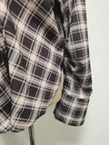 American Retro Sexy Plaid Shirt for Women Lapel Long Sleeve Loose Street Hot Girl Shirts Female Autumn Clothes New