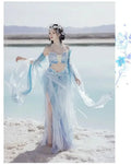 Olive Girl Blue Hanfu Dress 2026 S-XL XS-3XL Plus Size Hanfu Chinese Dress Traditional Chinese Clothing Chinese Heritage Fashion Women