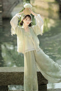 Olive Girl White Hanfu Dress 2026 S-L XS-3XL Plus Size Hanfu Chinese Dress Traditional Chinese Clothing Chinese Heritage Fashion Women