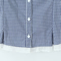Solid Two Peice Set for Women Lapel Short Sleeve Shirt Low Waist Spliced Fungus Edge Mini Skirt Sweet Suit Female