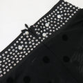 Elegant Luxury Wedding Mesh See Through Patchwork Prom Formal Long Dress Woman Sexy Black Rhinestone Birthday Evening Robe