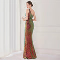 High Quality Women Design Maxi Dress Sexy One Shoulder Sequin Evening Dress Party Night Elegant Long Prom Dress Vestidos