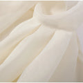 Women Bow Organza Blouses Solid Sheer O-neck Sleeveless Party Blouse 2026 Summer Lady Chic Holiday Streetwear New
