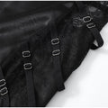 Black Satin Lace Cutout Mini Dress Camisole Deep V Corset Buckle Bodycon Gown 2026 Summer New Nightclub Dating Party Streetwear