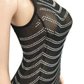 Summer Sexy African Women Wedding Evening Backless Mesh See Through Night Club Maxi Dress Black Gold African Dresses