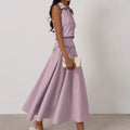 French Elegant Two Piece Set for Women Laple Sleeveless Slimming Cardigan Top High Waist A Line Skirt Suit Female