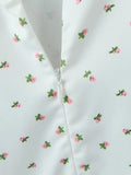 White Cozy Homewear Lace Trim Polka Dot Mini Slip Dress for Women Slim Satin Fabric Nightgown for Pajama Parties