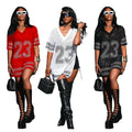 Women Diamonds V-neck Short Sleeve Mesh See Through Tee Tops 2025 Summer Fashion Streetwear Acitve Classic T-shirts