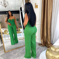 Sexy Women Fringe Jumpsuits One Piece Outfits Women Summer Bodycon Jumpsuit Strapless Sleeveless Female Streetwear Overalls