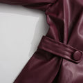 Solid Two Piece Set for Women Lapel Long Sleeve Coat Hihg Waist Temperament Skirts Female Fashion New