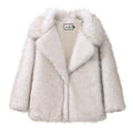 2026 Winter Faux Fur Coat Women Brand Fashion Fluffy Fox Fur Outerwear Overcoat Girl Street Style Furry Warm Jacket