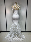Women Elegant Sleeveless Bodycon Maxi Long Bandage Dress Sexy Evening Party Luxury Birthday Prom Dress Wedding Guest Gown