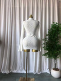 Women Stand Collar Elastic Bodycon Midi Mini Dress Satin 2026 Fall Winter Cocktail Even Birthday Party Trendy Dresses