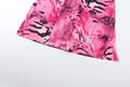 Tiger Stripe Print Long Dress Woman Autumn Trend Deep V-Neck Backless Lantern Sleeve Beach Party Elegant Vestidos
