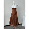 Sexy Patchwork Pleated Women's Long Dress Slim Backless Sleeveless Split Empire Female Dresses 2026 Summer Beach Party Lady Robe