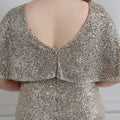Plus Size Dress for Women Glitter Sequin Dresses Sexy Party Birthday Elegant Celebrity Floor Length Maxi Evening Dress
