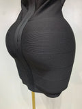 Women Sexy V Neck Backless Mini Bodycon Bandage Dress 2026 Elegant Evening Nightclub Evening Party Cocktail Prom Dress