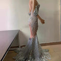 2026 Popular Bright Crystal Sequins Elegant Fishnet Dress, Off-the-shoulder Wedding Dress Women Dresses for Party and Wedding
