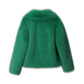 Chic Ins Blogger Brand Fashion Fake Fox Fur Jacket Coat Women 2026 Winter Luxury Design Big Collar Fur Coats Cool Girls Overcoat