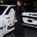 Black Long Sleeve Diamond Mesh Perspective Dress Sexy Celebrity Cocktail Party Bodycon Long Evening Dress