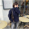 Stand Collar Women's Outerwear Single Breasted Long Sleeve Coat Solid Loose Woolen Coat Daily Commuter Wear Fall Collection 2026