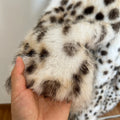 Exclusive Winter Long Belted Leopard Faux Fox Fur Coat Women Overcoats Ladies Stylish Street Fashion Fluffy Fox Fur Jacket