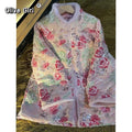 Olive Girl Pink Embroidered Embroidered Jacket for Ren Faire 2026 Garden Wedding Fairycore Photoshoot Everyday Wear S-2XL XS-3XL Plus Size Hand Embroidered Dramatic Silhouette Romantic Garden Party Editorial Not Costume Chinese Heritage Fashion Women