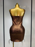 Women Sexy Sleeveless Square Neck Bodycon Mini Bandage Dresses Elegant Evening Party Luxury Birthday Club Prom Gown