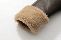 Autumn Winter New Women's Thickened Warm Double-sided Short Jacket Women's Brown Coat