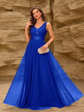 Sexy Prom Bridesmaid Dresses for Women Elegant Mesh Birthday Evening Party Dress Woman Maxi Sequin Summer Dress Vestidos