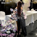 Olivegirl Sweet Lace Dress Lolita Pink Cute Girl Spring High-end Women Summer Birthday Party Elegant Princess Lolita Dresses