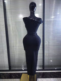 Red Black Women Sexy Off the Shoulder Shining Golden Sequins Bodycon Long Bandage Dress Elegant Evening Party Cocktail Wear